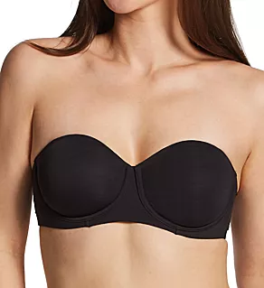 Smoothing Foam Underwire Bra with Comfort Strap Black 34C