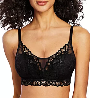 Lace Desire All Over Lace Convertible Wirefree Bra Black S