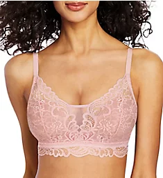 Lace Desire All Over Lace Convertible Wirefree Bra Gentle Peach M