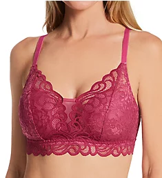 Lace Desire All Over Lace Convertible Wirefree Bra New Signature Berry S