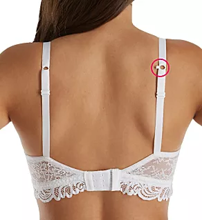 Lace Desire All Over Lace Convertible Wirefree Bra White S