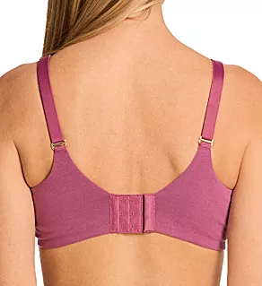 Cotton Collection Wireless Bra Mauve Mood M