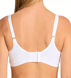 Cotton Collection Wireless Bra White S