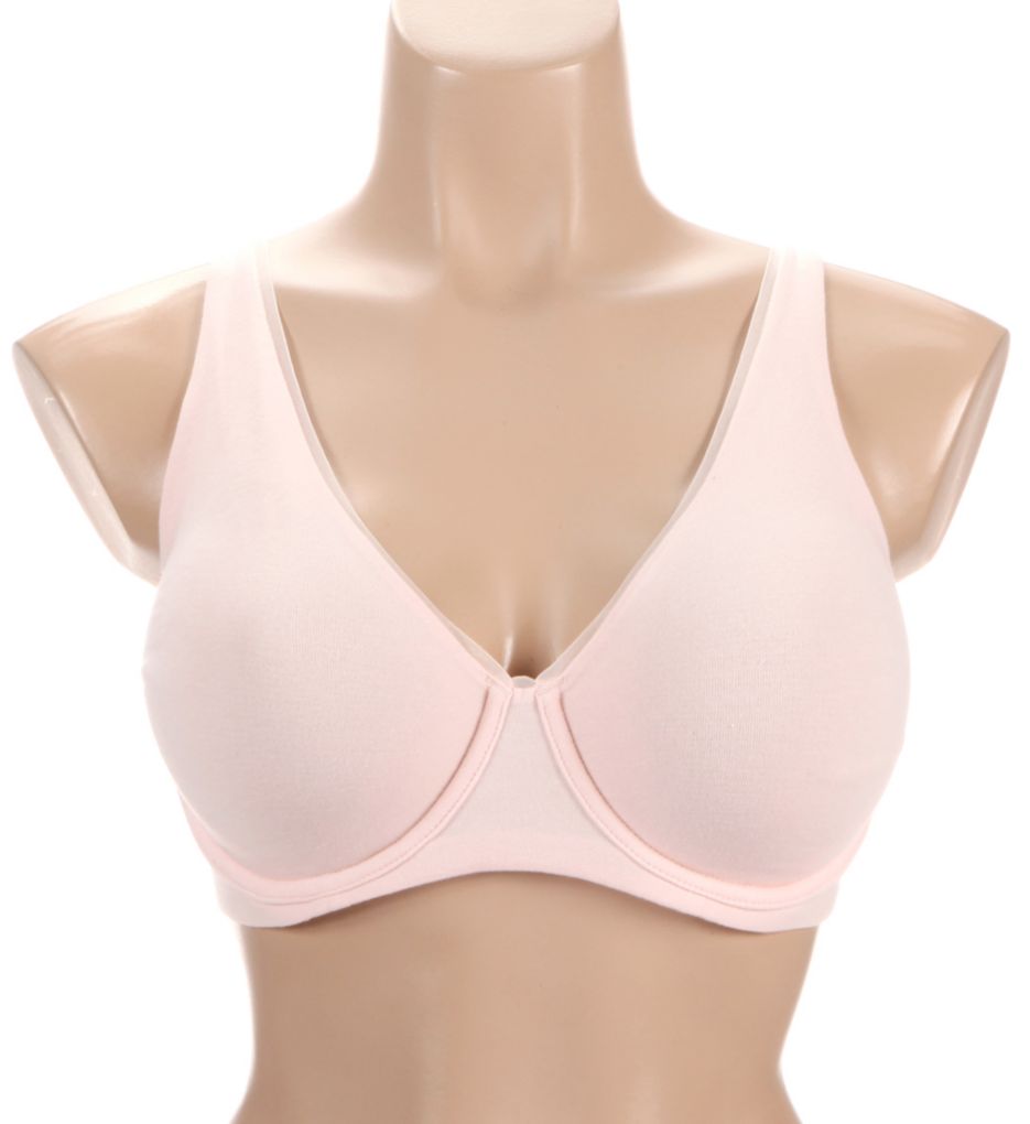 Bali Cotton Collection 2-Ply Underwire Bra Light Buff 42DD  - Image 1