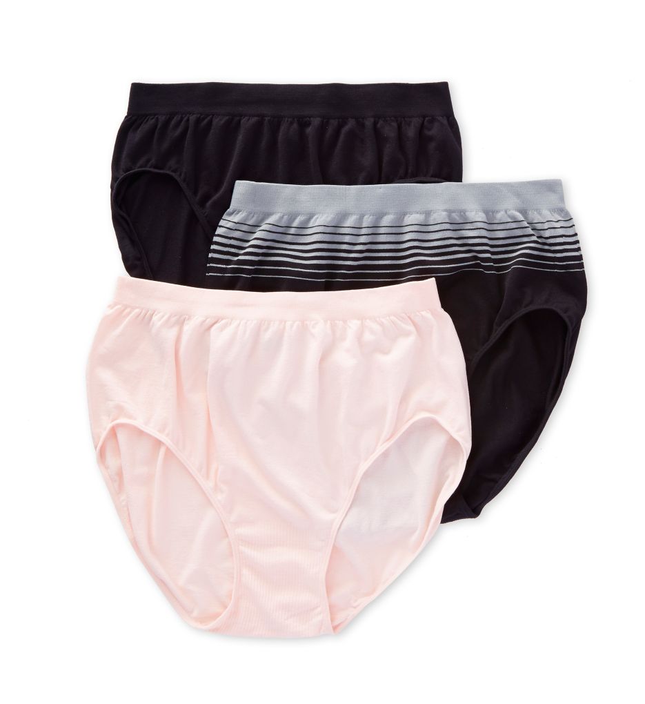 Comfort Revolution Microfiber Brief Panty - 3 Pack-acs