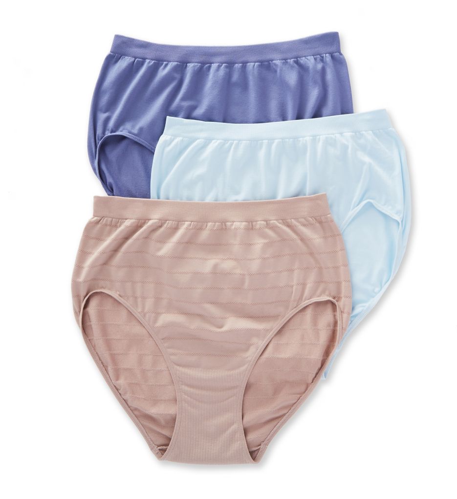 Comfort Revolution Microfiber Brief Panty - 3 Pack-acs