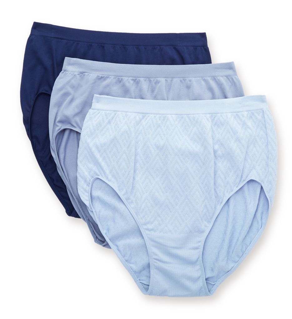 Comfort Revolution Microfiber Brief Panty - 3 Pack-acs