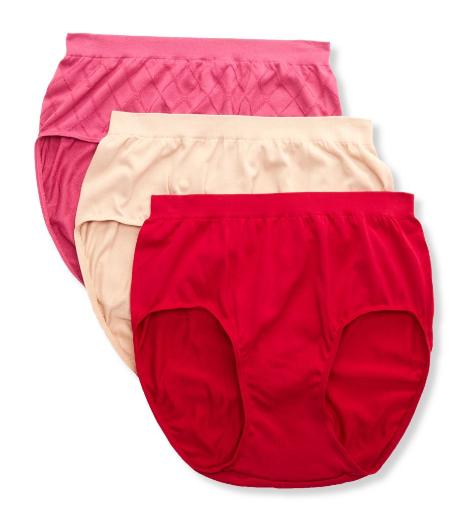 Comfort Revolution Microfiber Brief Panty - 3 Pack-acs