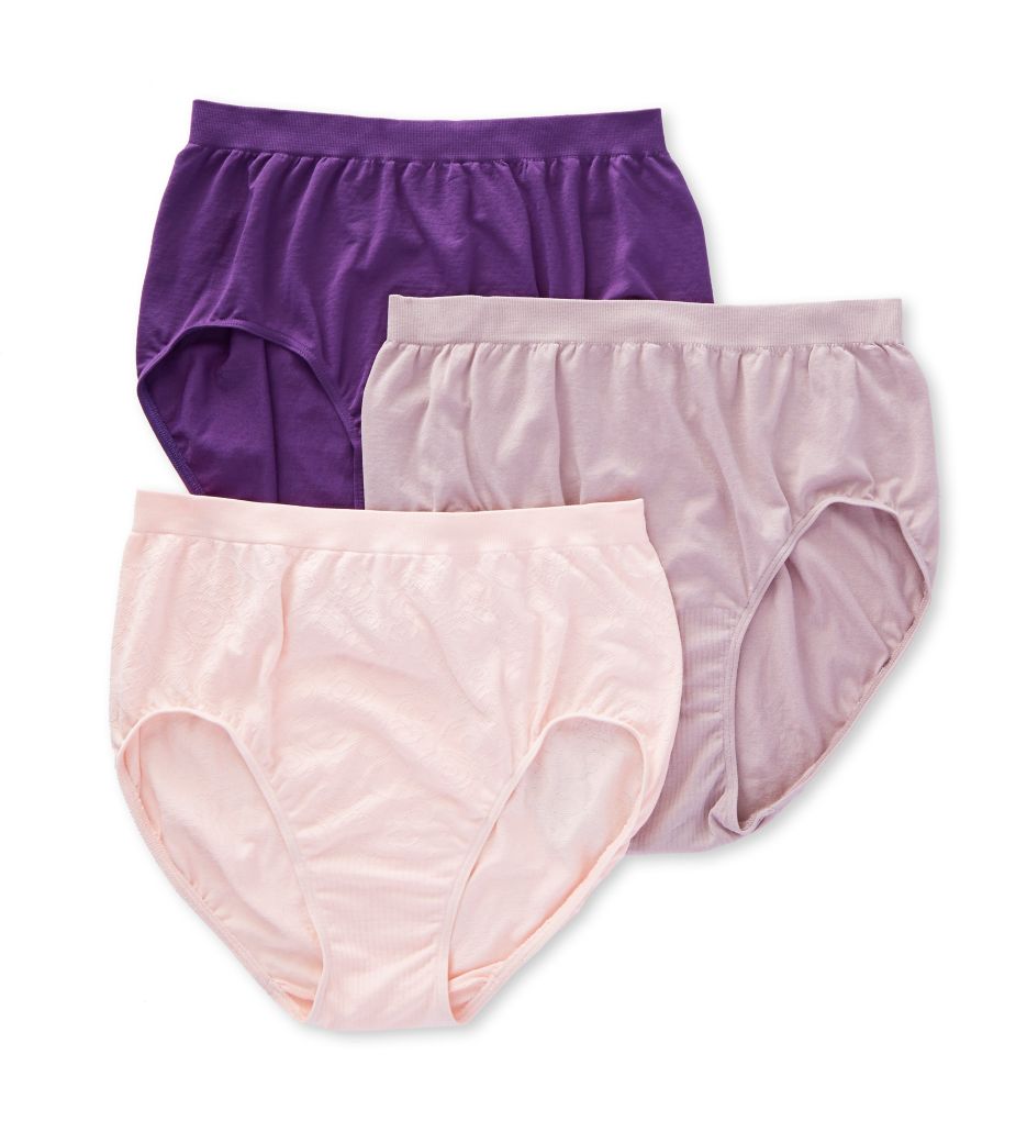 Comfort Revolution Microfiber Brief Panty - 3 Pack-acs