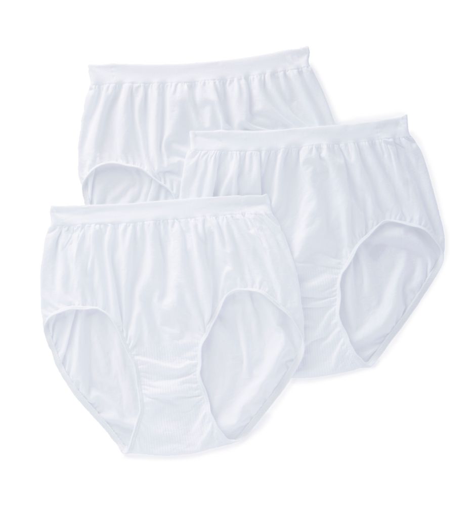 Comfort Revolution Microfiber Brief Panty - 3 Pack-acs