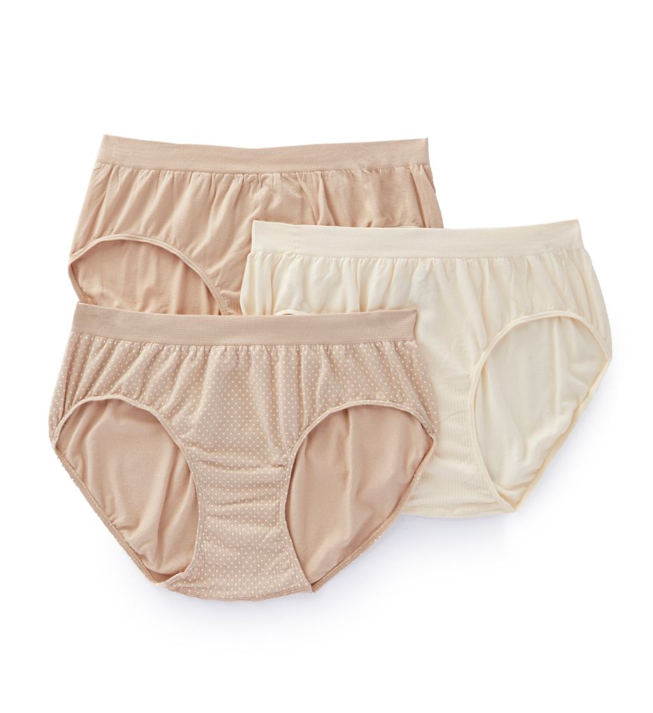 Comfort Revolution Microfiber Hipster Panty- 3Pack-acs