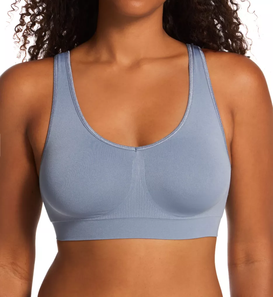 One Smooth U All-Around Smoothing Support Bralette Soft Blue Grey M