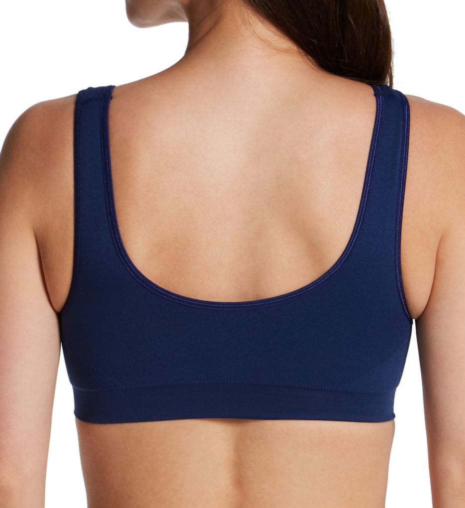 Bali One Smooth U All-Around Smoothing Support Bralette In the Navy 2X  - Image 2