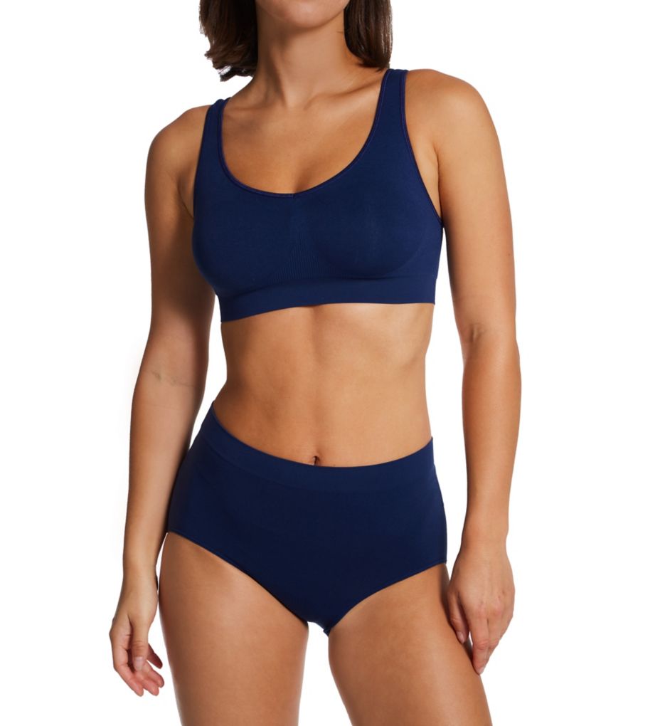 Women's Bali DFBRAL One Smooth U All-Around Smoothing Support Bralette  (Blue Spearmint 2X)