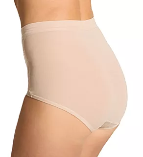 Breathe By Bali High Waist Lace Brief Panty Almond S