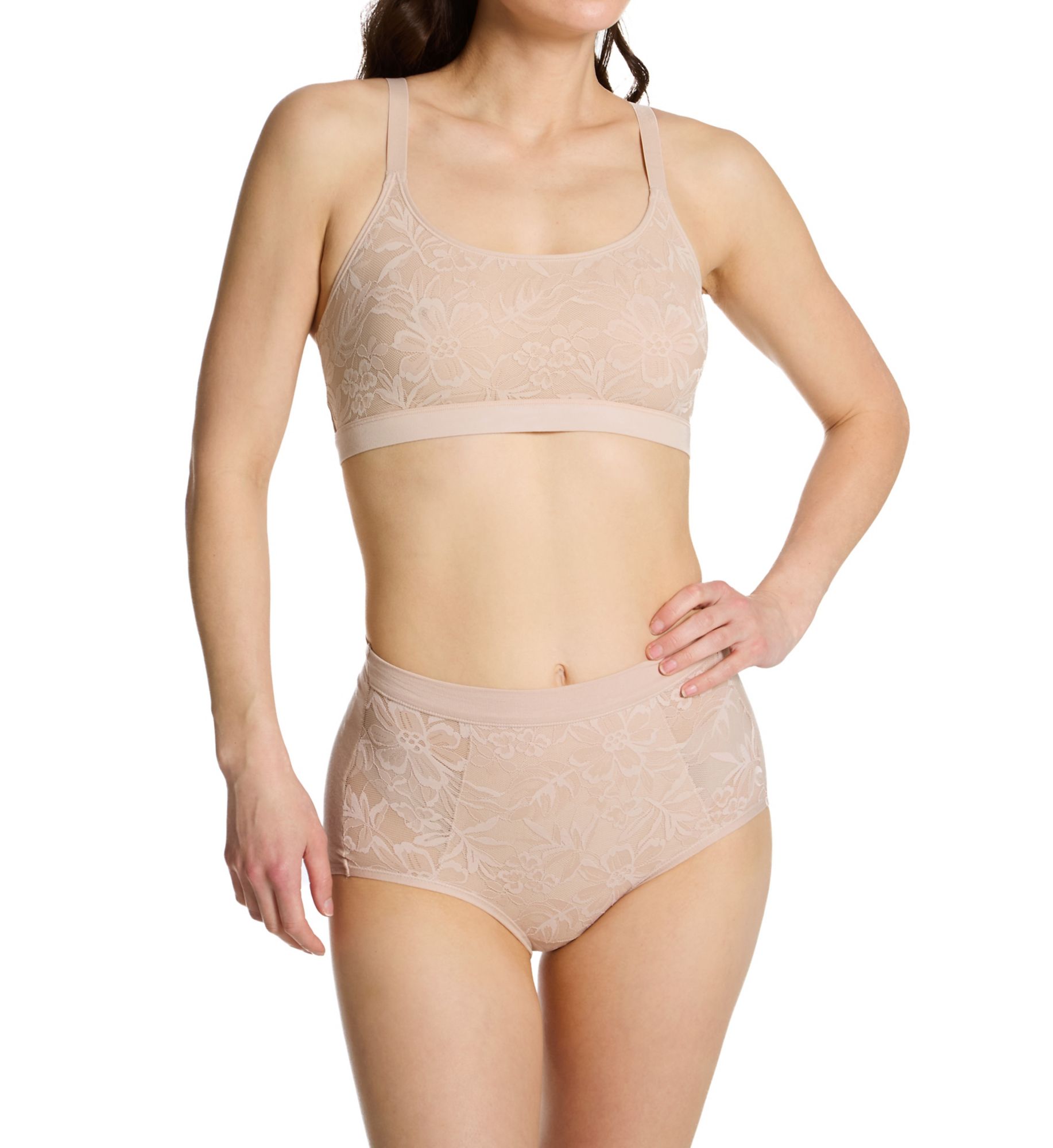 Bali Breathe By Bali High Waist Lace Brief Panty DFCLBF - Image 5