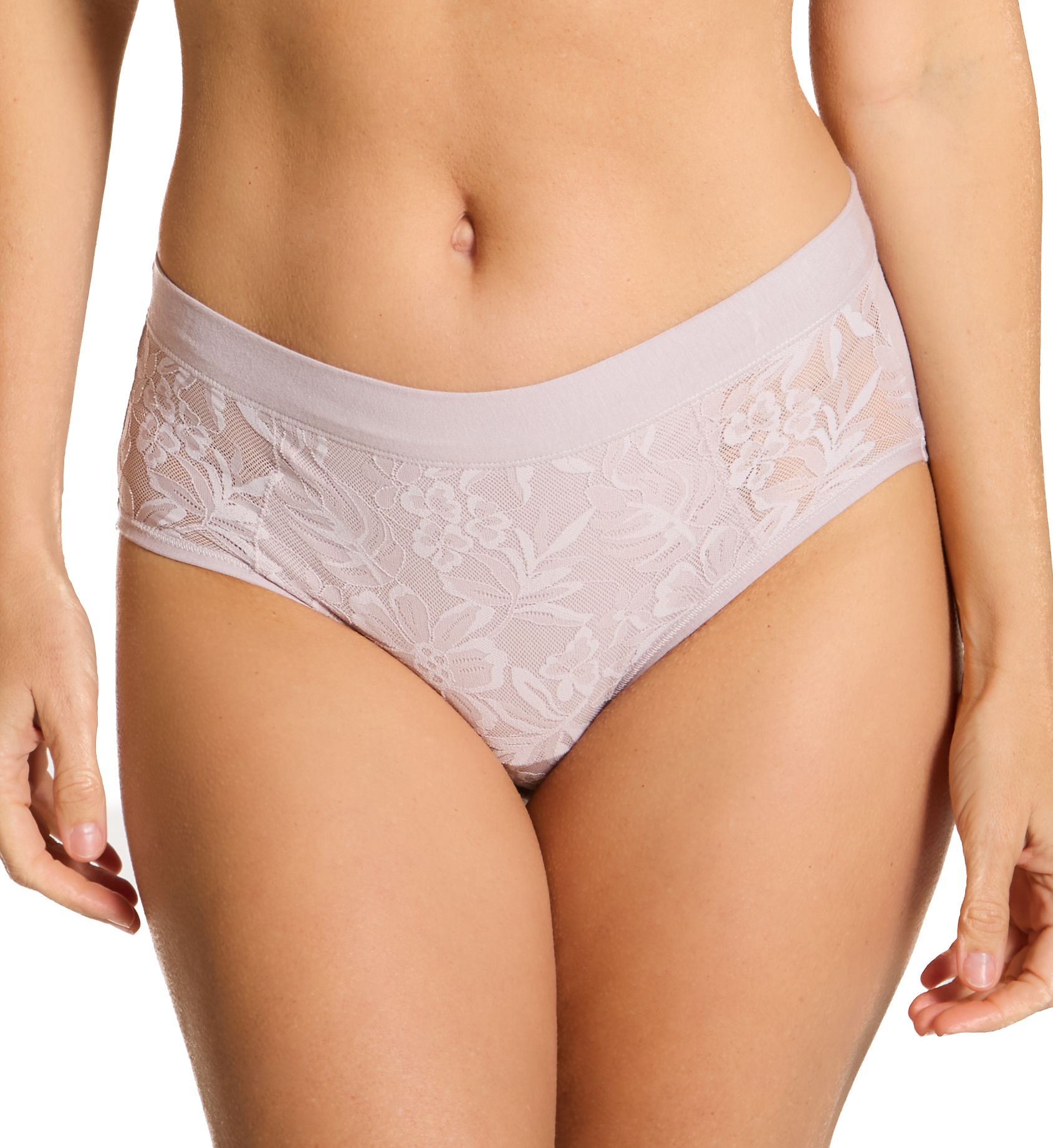 Bali Breathe Cotton Modal Lace Hipster Panty - 3 Pack DFCLP3 - Image 1