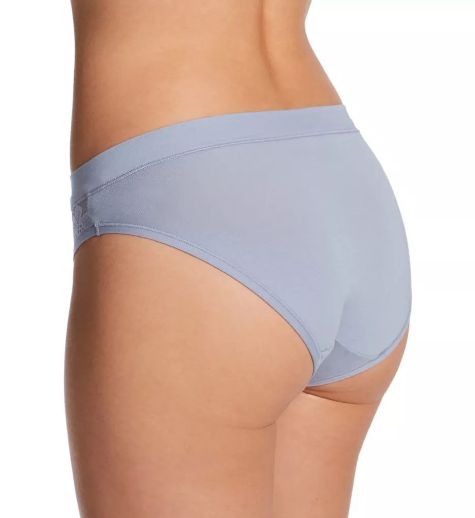 Breathe By Bali Cotton Modal Hi-Cut Panty Satin Silver M