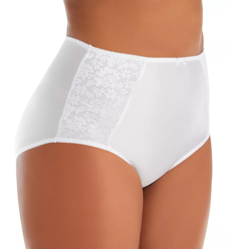 Double Support Brief Panty - 3 Pack White x3 6