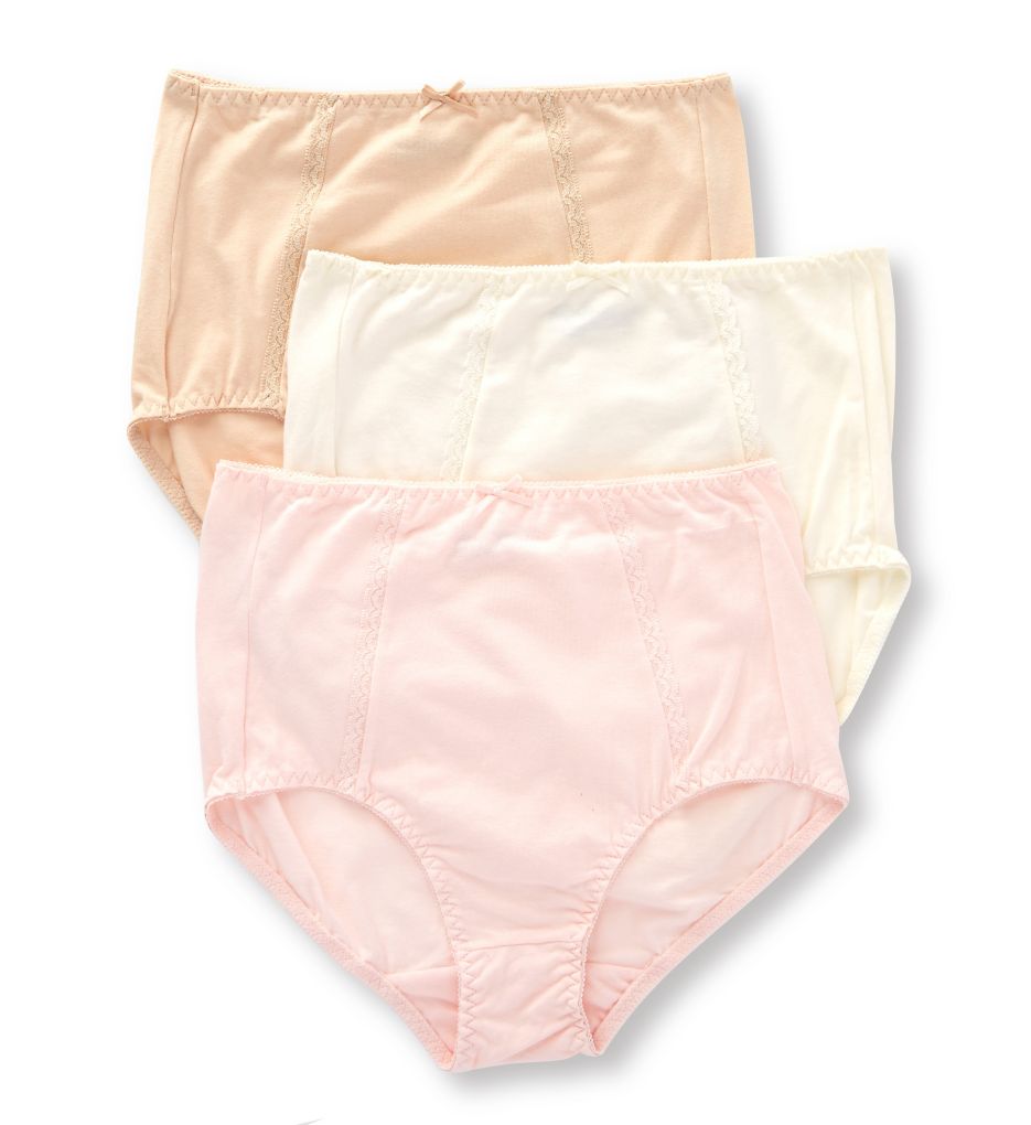 Double Support Cotton Brief Panty - 3 Pack-acs