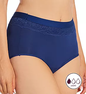 Beautifully Confident Light Leak Protection Panty In the Navy 6