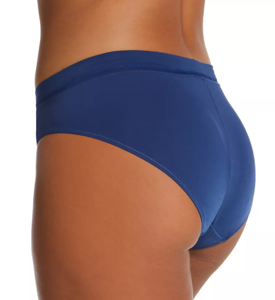 Full-Cut-Fit Stretch Cotton Hi-Cut Brief Panty Blue Tulle Heather 8 by Bali