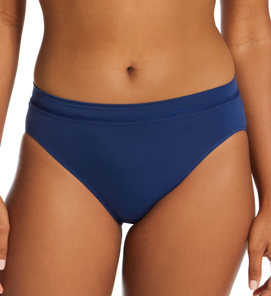 Bali One Smooth U Modern Microfiber High Leg Panty In the Navy 7  - Image 1