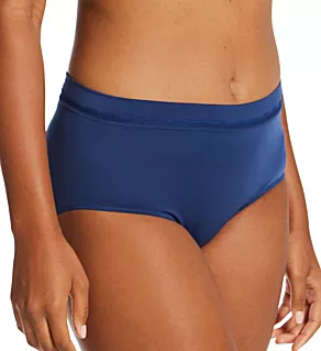 One Smooth U Modern Microfiber Brief Panty In the Navy 5