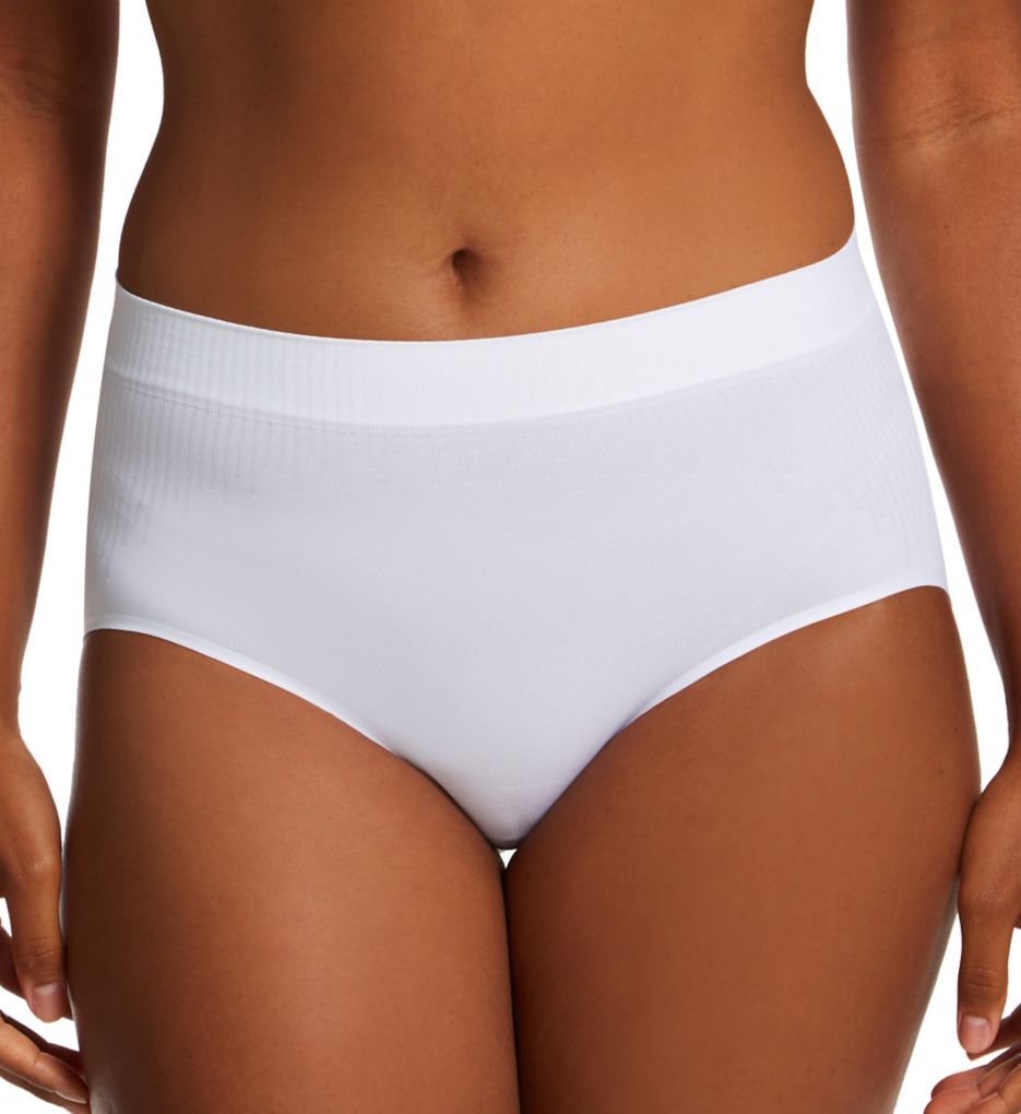 Bali Women's Comfort Revolution Modern Seamless Brief Underwear, No-Show  Panties, 3-Pack