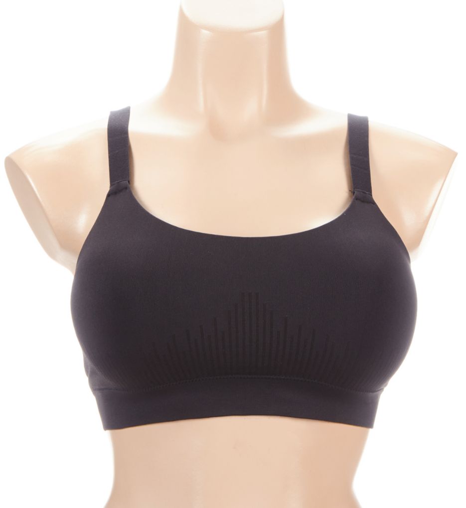 Bali Comfort Revolution Modern Seamless Bralette Black 3X  - Image 1