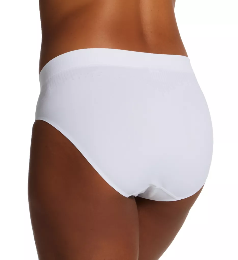 Women's Bali DFMSH3 Comfort Revolution Seamless Hi Cut Panty - 3 Pack  (Blush/White/Sandshell 5)