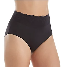 Passion For Comfort Brief Panty Black Lace 6