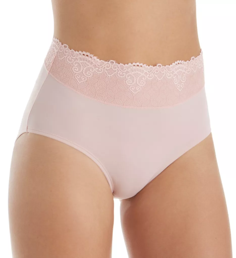 Passion For Comfort Brief Panty Sheer Pale Pink 6