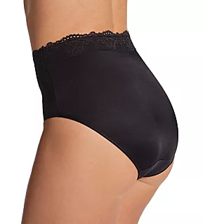 Passion For Comfort Brief Panty Black Lace 6