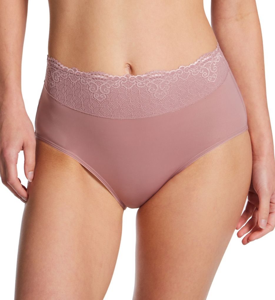 Bali Passion for Comfort Lace No Show Brief Panty DFPC61