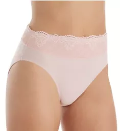 Passion For Comfort Hi-Cut Brief Panty Sheer Pale Pink 6