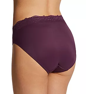 Passion For Comfort Hi-Cut Brief Panty Purple Quartz 9