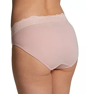 Passion For Comfort Hi-Cut Brief Panty Sheer Pale Pink 6