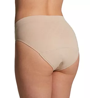 Seamless Leaks Hi-Cut Panty Almond S