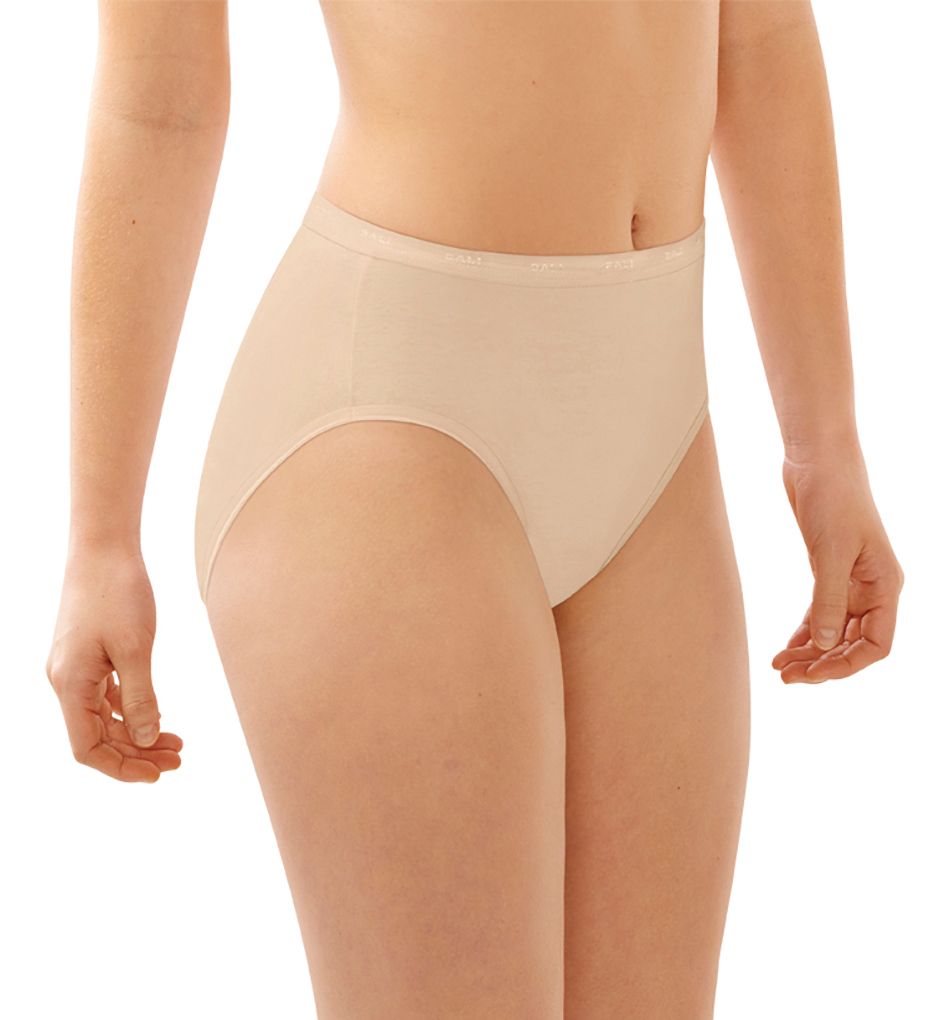 Full-Cut-Fit Stretch Cotton Hi-Cut Brief Panty-acs