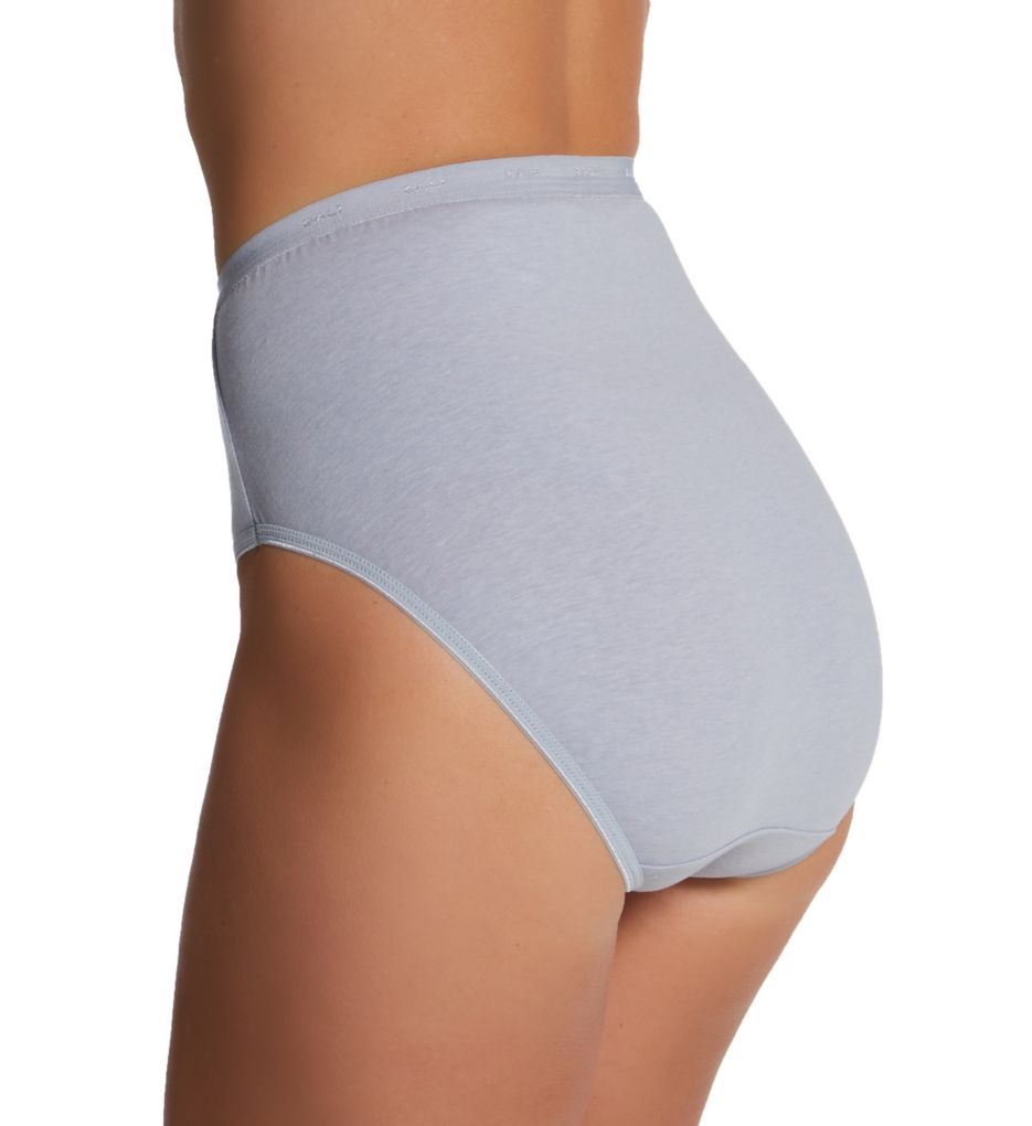 Full-Cut-Fit Stretch Cotton Hi-Cut Brief Panty-bs