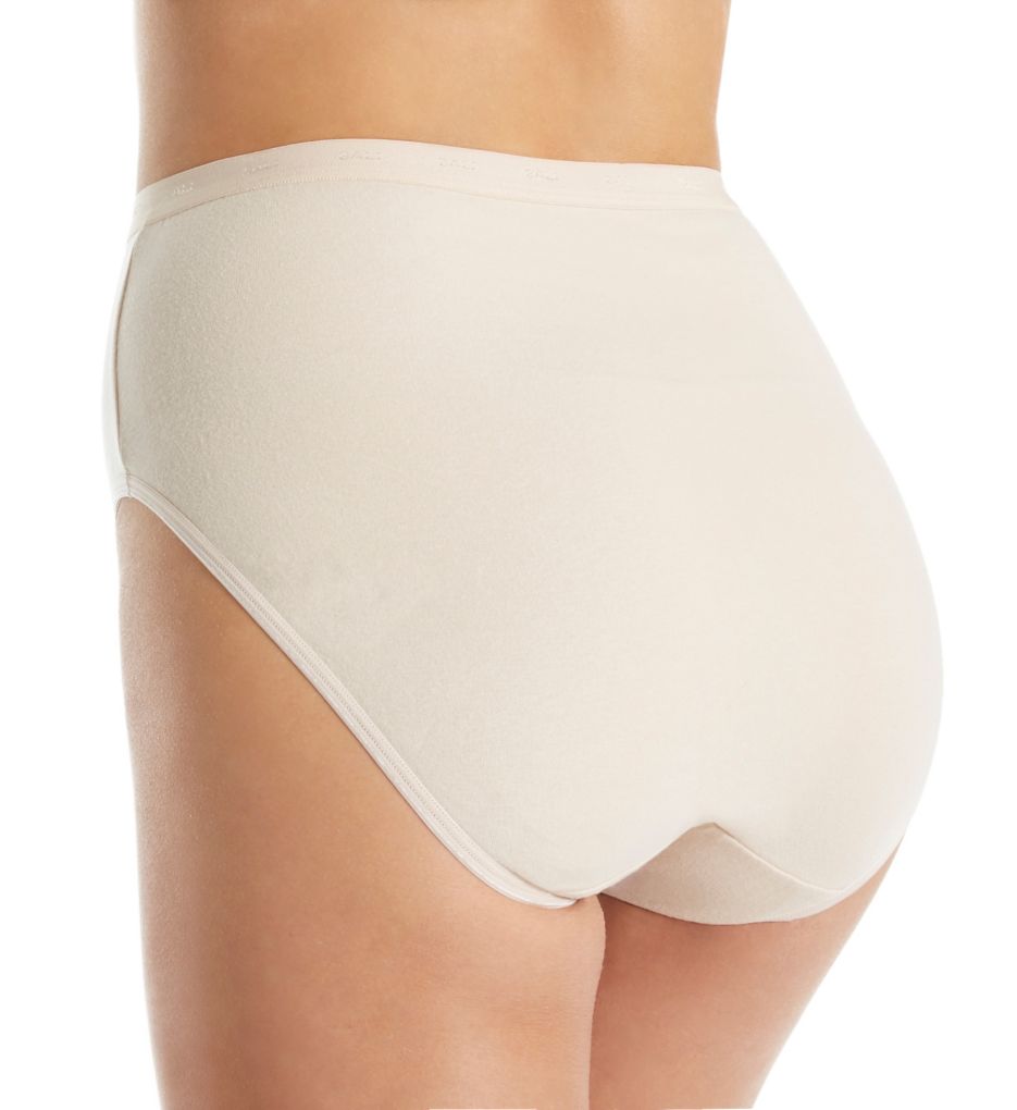 Full-Cut-Fit Stretch Cotton Hi-Cut Brief Panty-bs