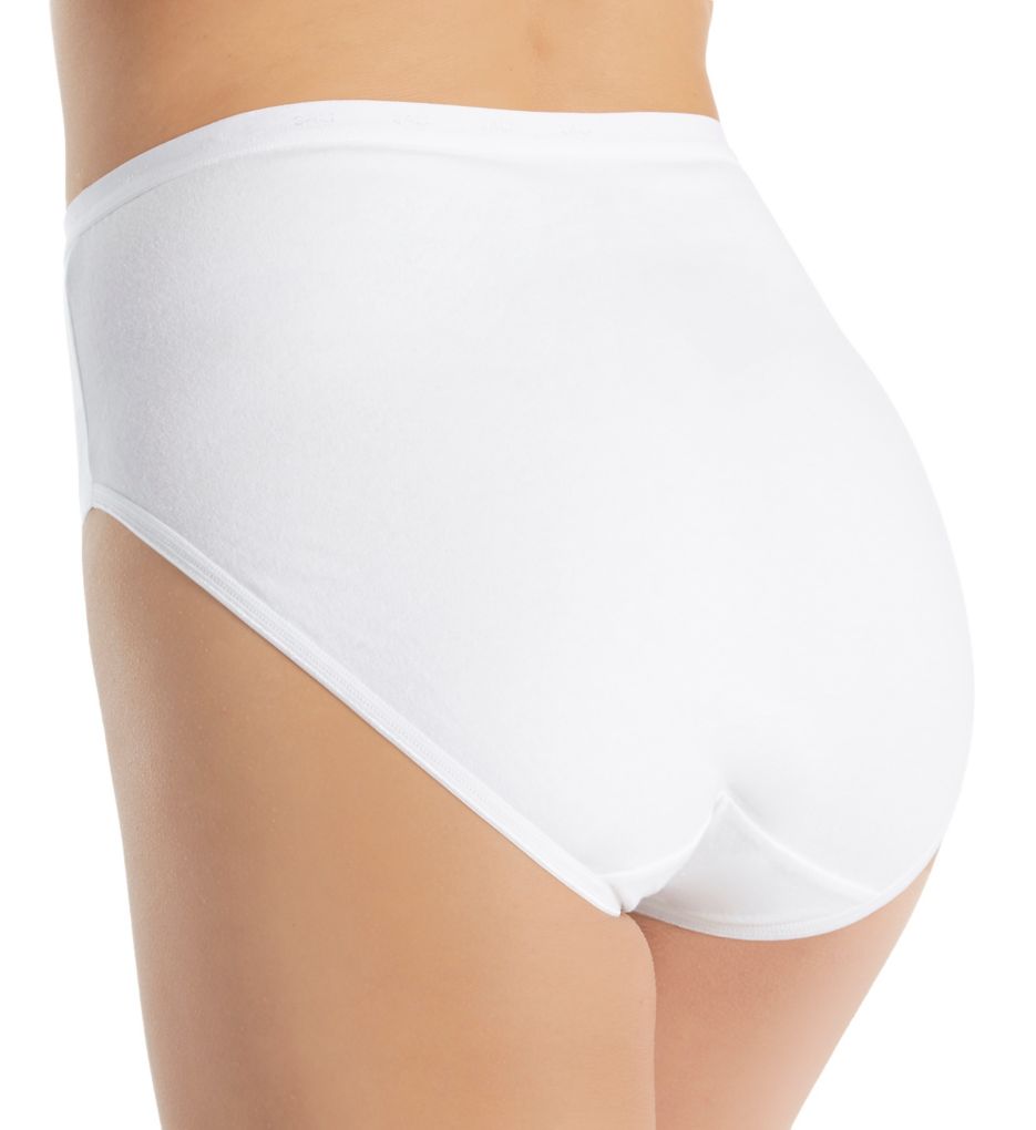 Full-Cut-Fit Stretch Cotton Hi-Cut Brief Panty-bs