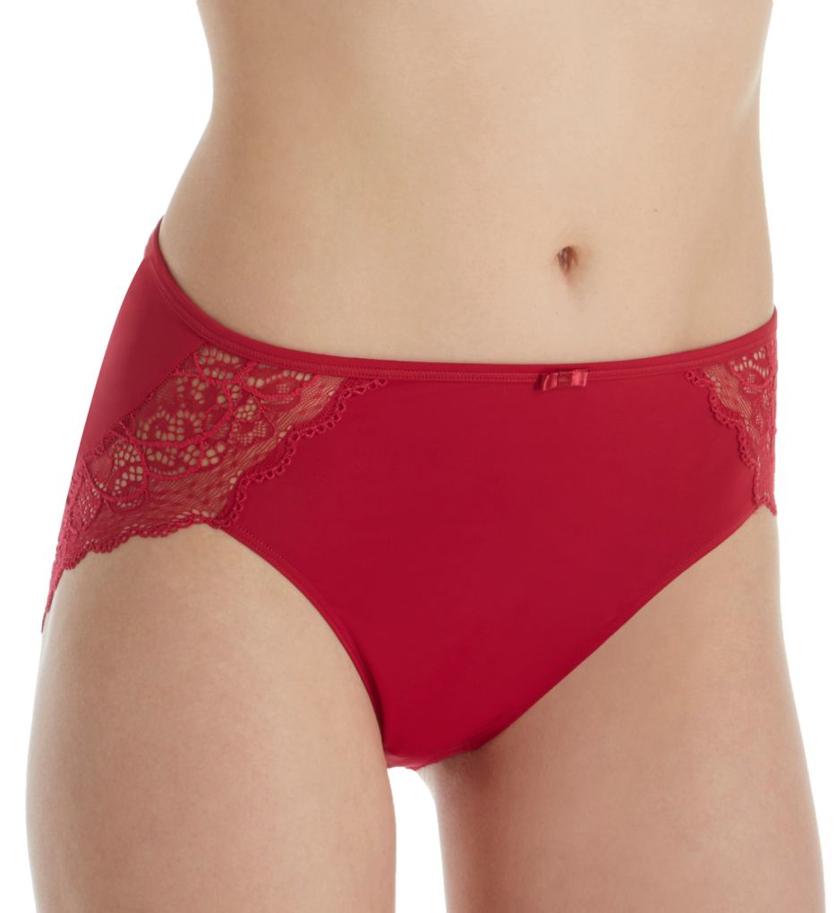 Lace Desire Microfiber Hi-Cut Brief Panty-acs