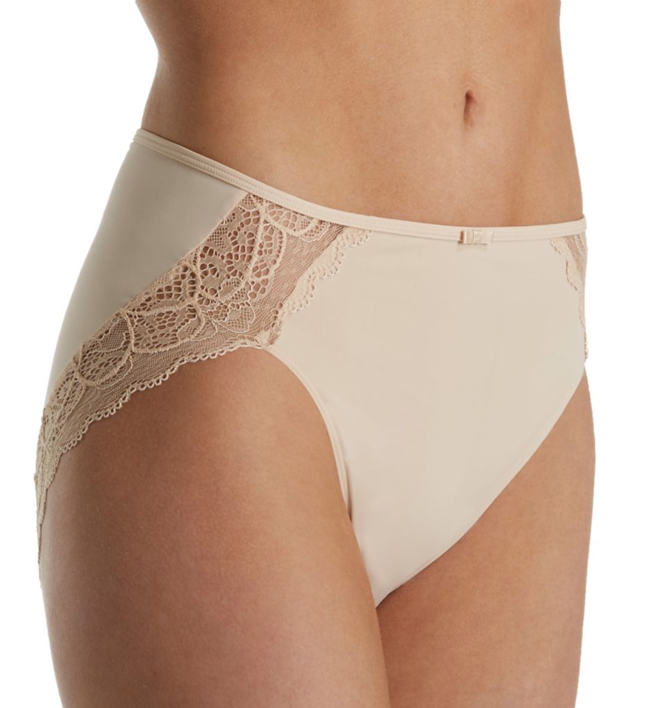 Lace Desire Microfiber Hi-Cut Brief Panty-acs