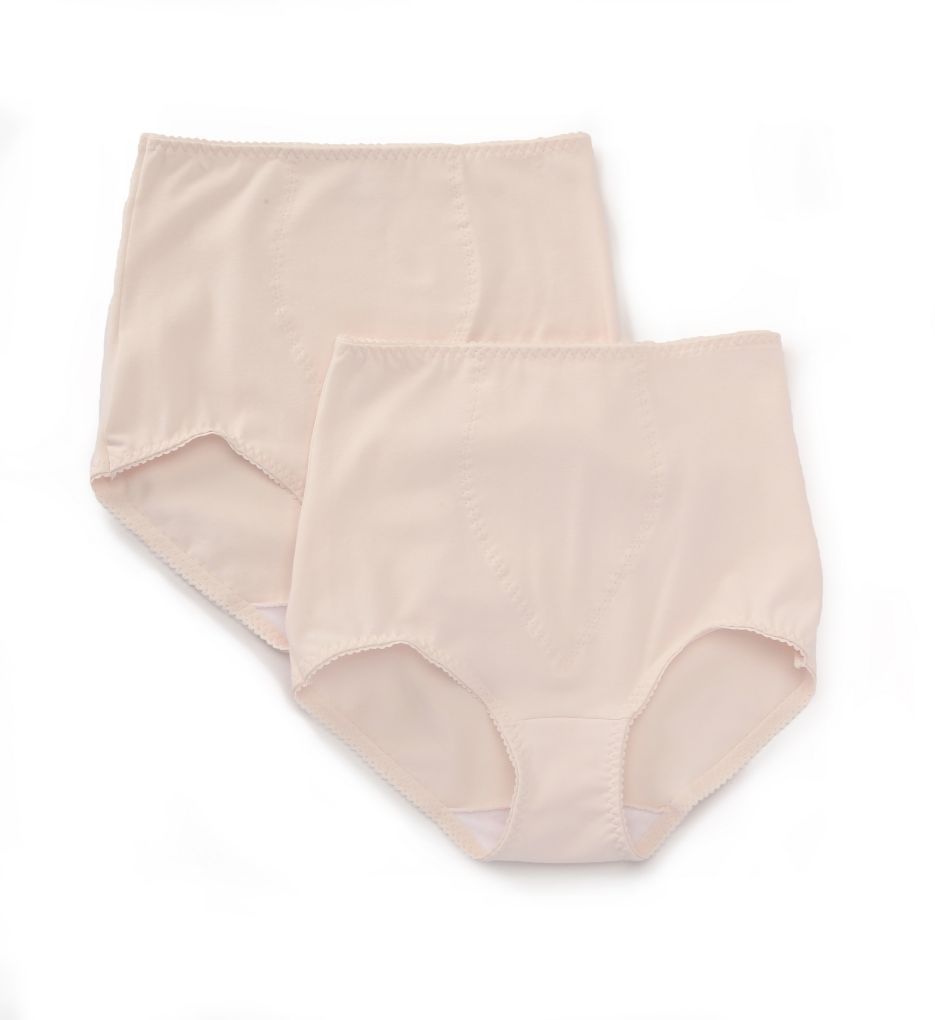 Light Control Stretch Cotton Brief Panty - 2 Pack-acs