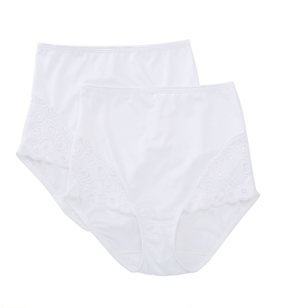 Women's Bali DFDBBF Double Support Brief Panty (Evening Blush 8)
