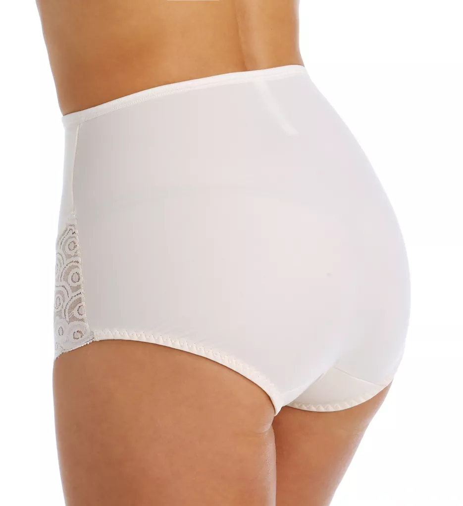 Women's Bali X037 Light Control Stretch Cotton Brief Panty - 2 Pack  (White/White XL) 