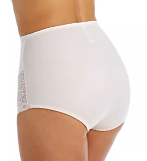 Microfiber and Lace Shaping Brief Panty - 2 Pack