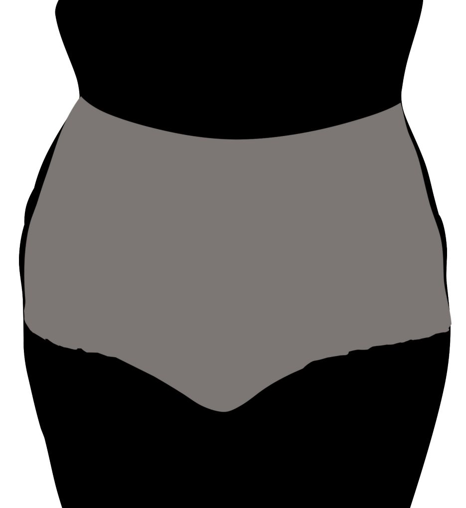 Bali Microfiber and Lace Shaping Brief Panty - 2 Pack White/White 2X  - Image 4